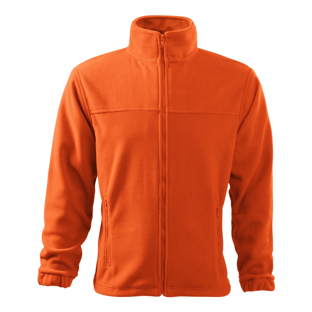bluza fleece pentru barbati jacket portocaliu