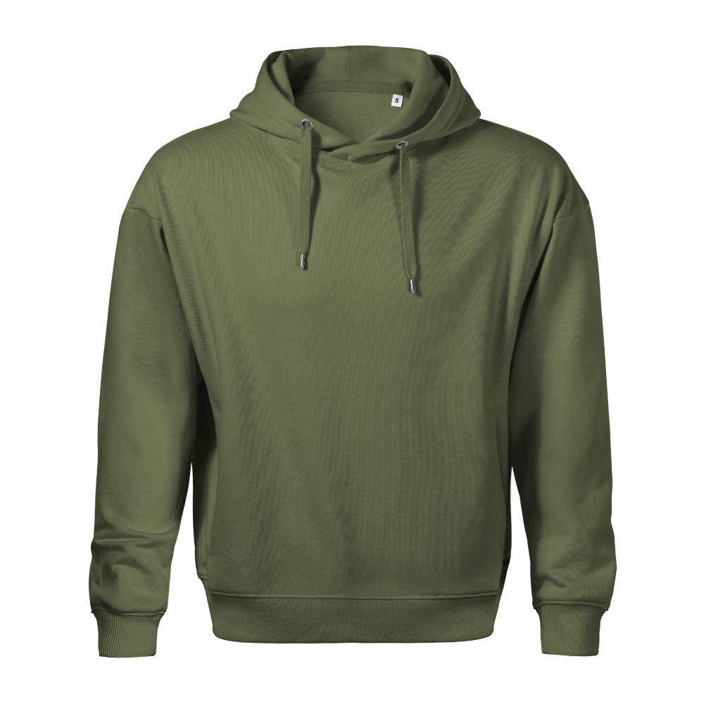 hanorac-cu-gluga-moon-kaki hanorac cu gluga moon kaki