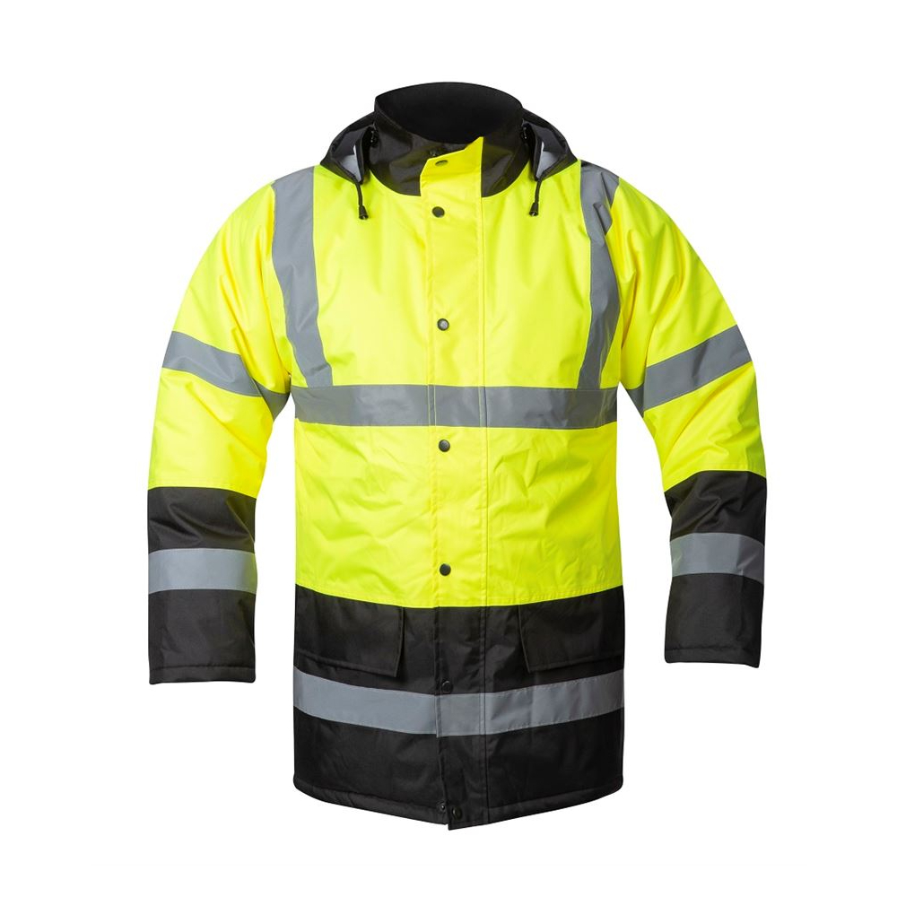 jacheta reflectorizanta ref603 galben cu negru