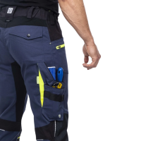 pantaloni salopeta ardon 4xstretch talie bleumarin 3