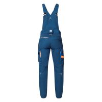 pantaloni salopeta cu pieptar ardon 4xstretch albastru neon 1