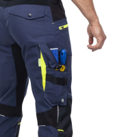 pantaloni salopeta cu pieptar ardon 4xstretch bleumarin 4