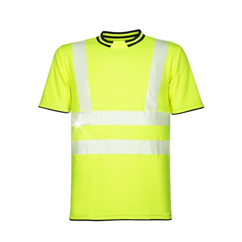tricou reflectorizant signal galben